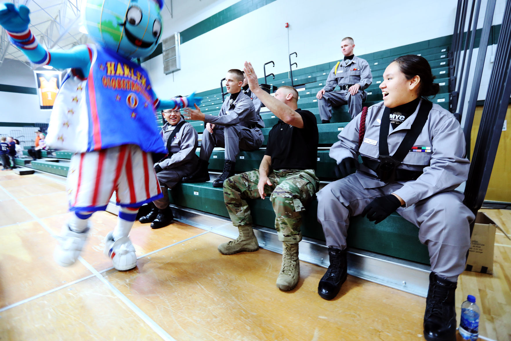 MYCA kids are picked for the color guard based on leadership skills